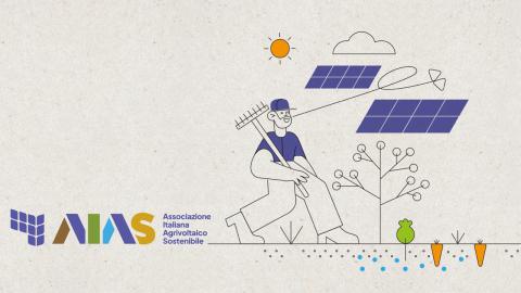 Immagine con logo dell'Associazione Italiana Agrivoltaico Sostenibile
