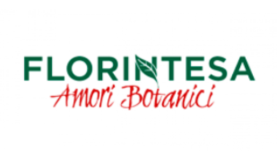 Logo del progetto Florintesa con il nome della mostra Amori Botanici
