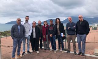Foto di gruppo con ricercatori ENEA e del CEAC di Cuba presso il centro ENEA di S. Teresa e MASE